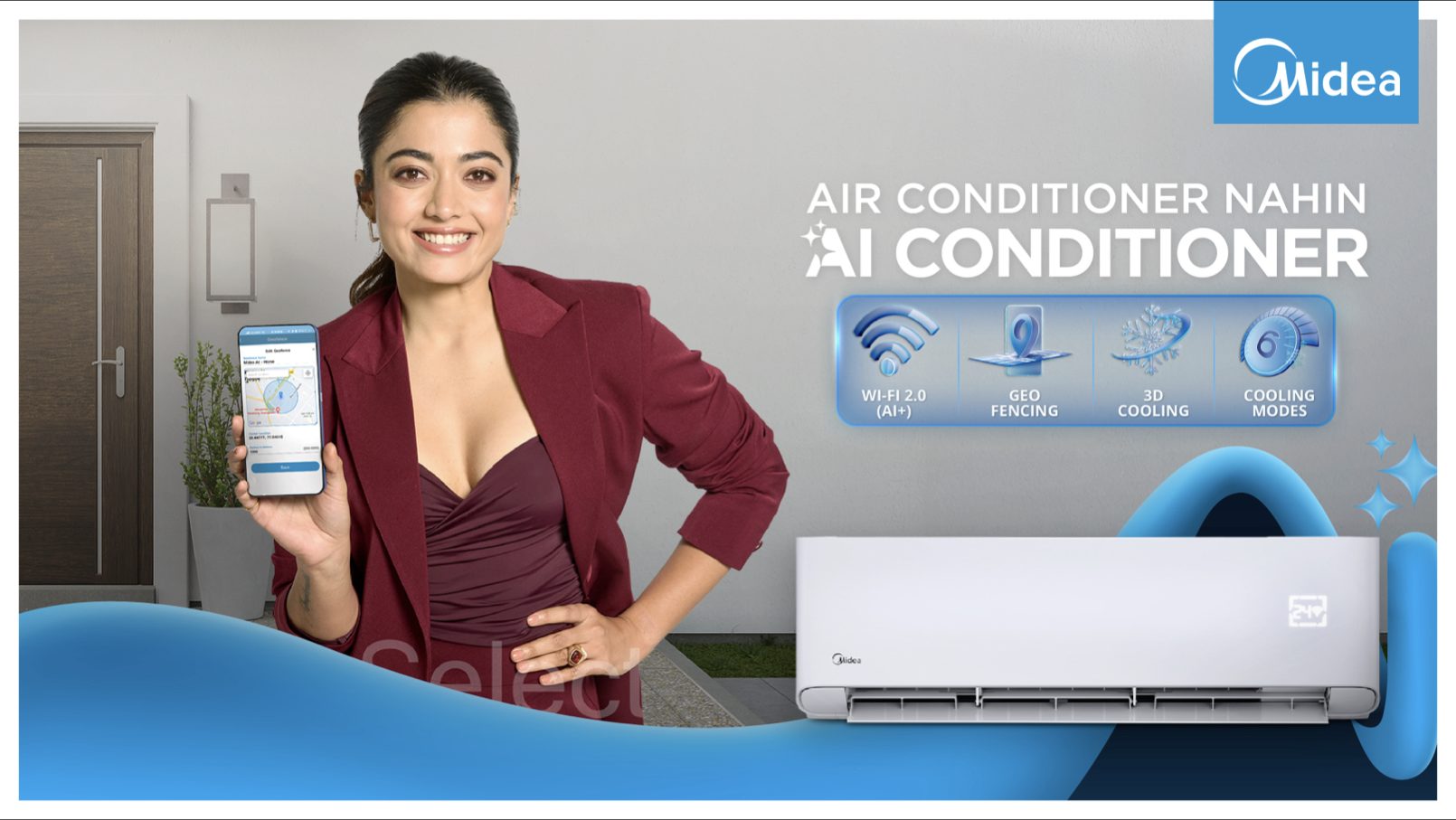 Midea AI Conditioner key visual