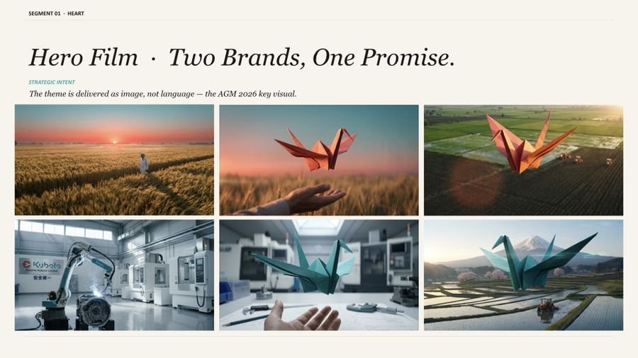Escorts Kubota AGM 2026, Hero film, two brands one promise