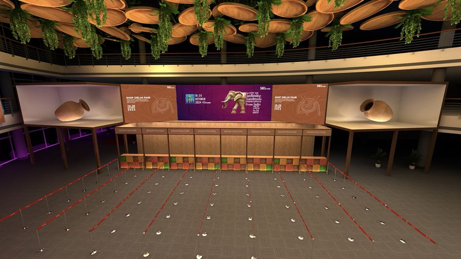EPCH IHGF Delhi Fair, Pavilion space