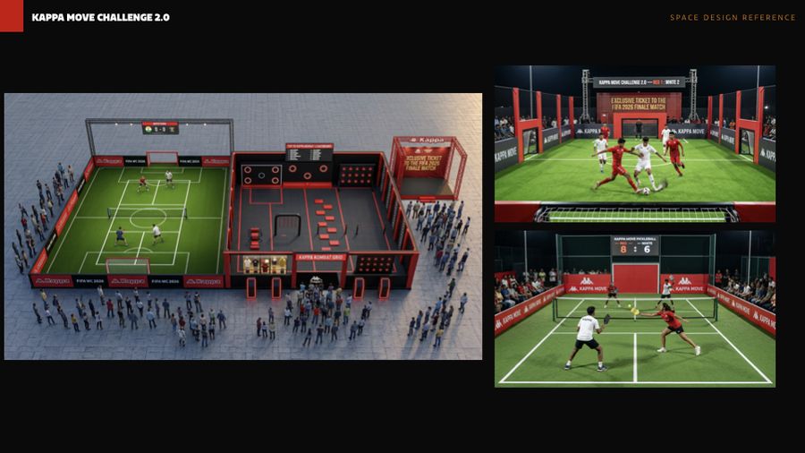 Kappa Move Challenge 2.0, Venue blueprint